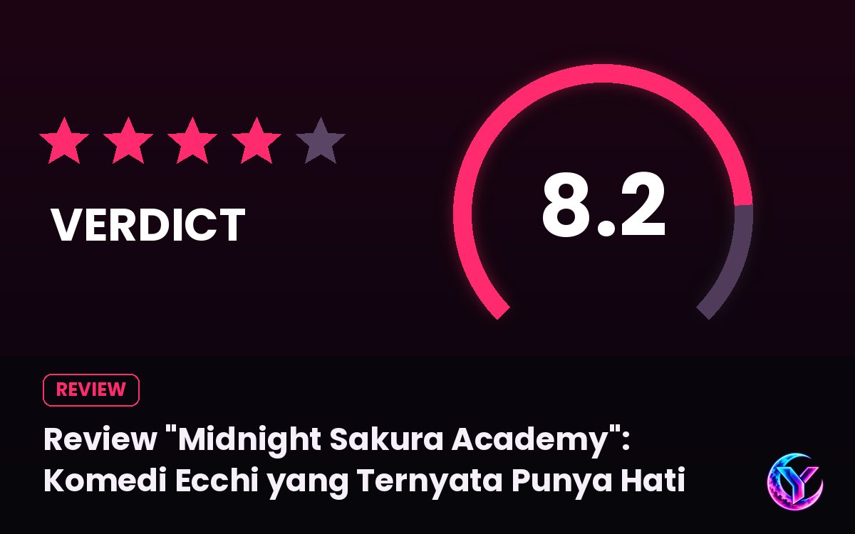 Review “Midnight Sakura Academy”: Komedi Ecchi yang Ternyata Punya Hati